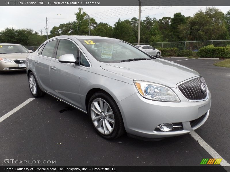 Quicksilver Metallic / Cashmere 2012 Buick Verano FWD