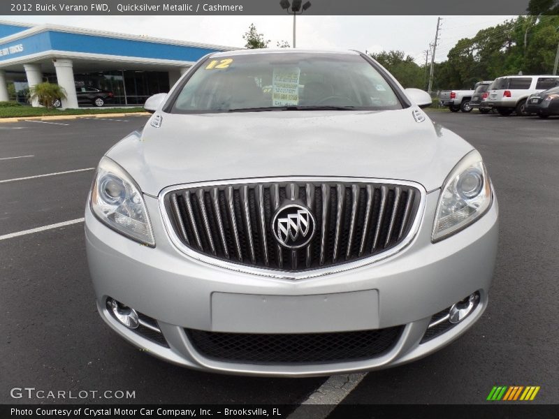 Quicksilver Metallic / Cashmere 2012 Buick Verano FWD