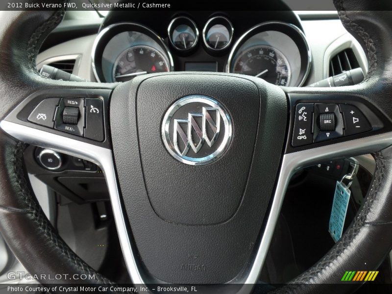 Quicksilver Metallic / Cashmere 2012 Buick Verano FWD