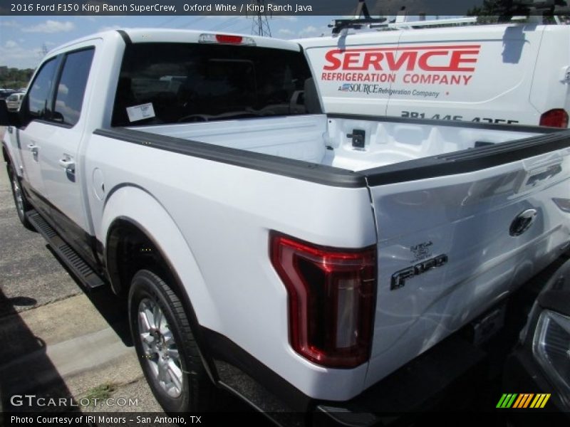 Oxford White / King Ranch Java 2016 Ford F150 King Ranch SuperCrew