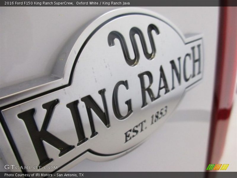Oxford White / King Ranch Java 2016 Ford F150 King Ranch SuperCrew