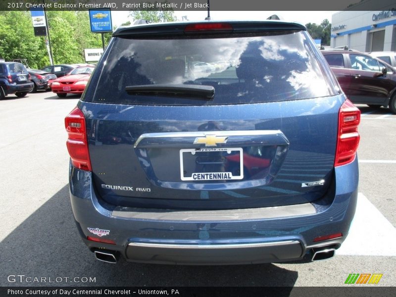 Patriot Blue Metallic / Jet Black 2017 Chevrolet Equinox Premier AWD