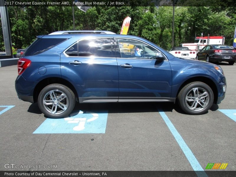 Patriot Blue Metallic / Jet Black 2017 Chevrolet Equinox Premier AWD