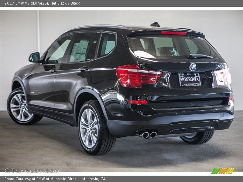 Jet Black / Black 2017 BMW X3 xDrive35i