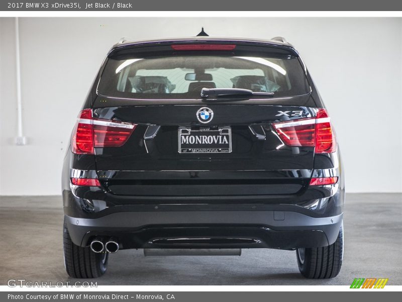 Jet Black / Black 2017 BMW X3 xDrive35i