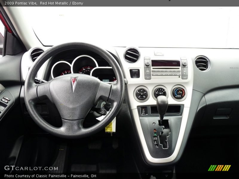 Red Hot Metallic / Ebony 2009 Pontiac Vibe