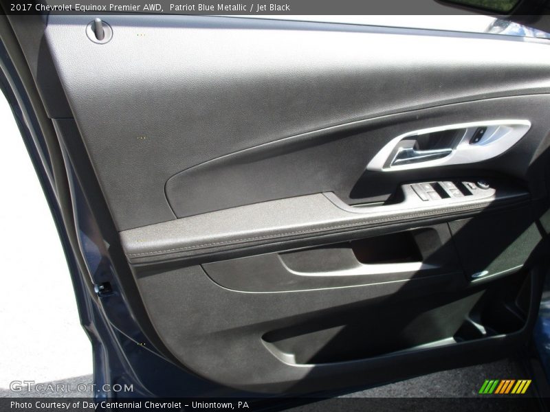 Patriot Blue Metallic / Jet Black 2017 Chevrolet Equinox Premier AWD