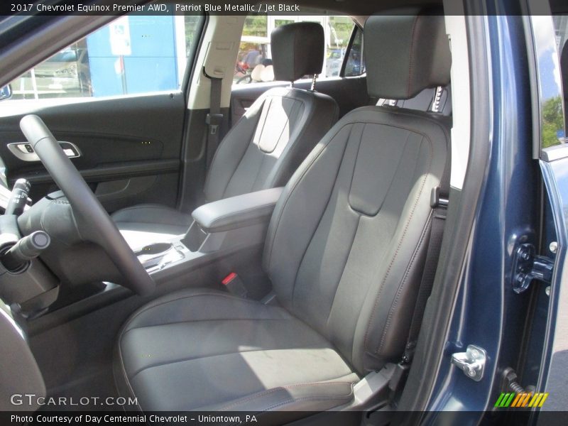 Patriot Blue Metallic / Jet Black 2017 Chevrolet Equinox Premier AWD