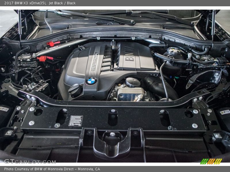 Jet Black / Black 2017 BMW X3 xDrive35i