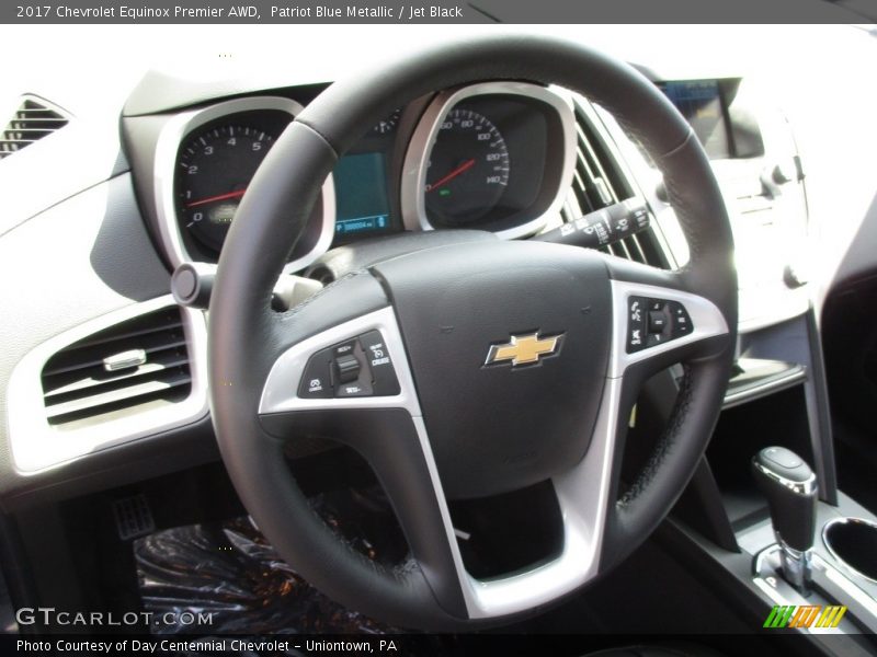 Patriot Blue Metallic / Jet Black 2017 Chevrolet Equinox Premier AWD