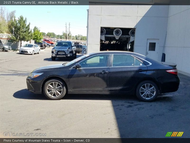 Attitude Black Metallic / Black 2015 Toyota Camry SE