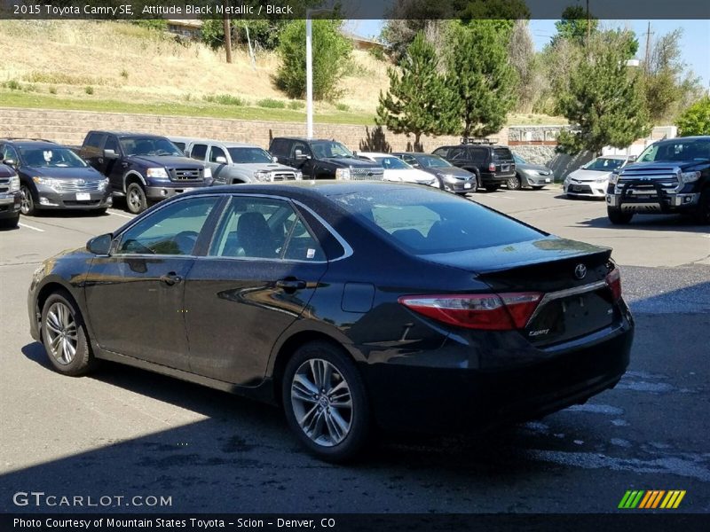 Attitude Black Metallic / Black 2015 Toyota Camry SE