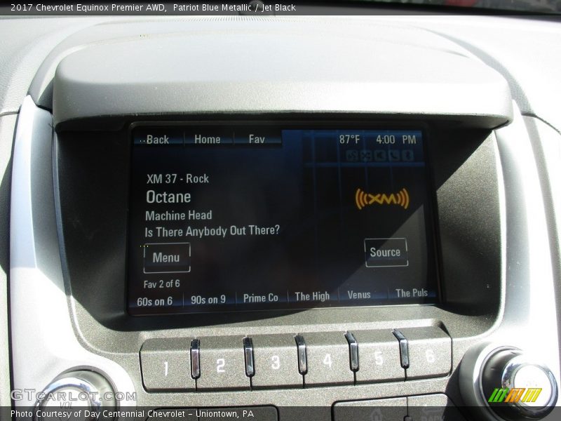 Patriot Blue Metallic / Jet Black 2017 Chevrolet Equinox Premier AWD