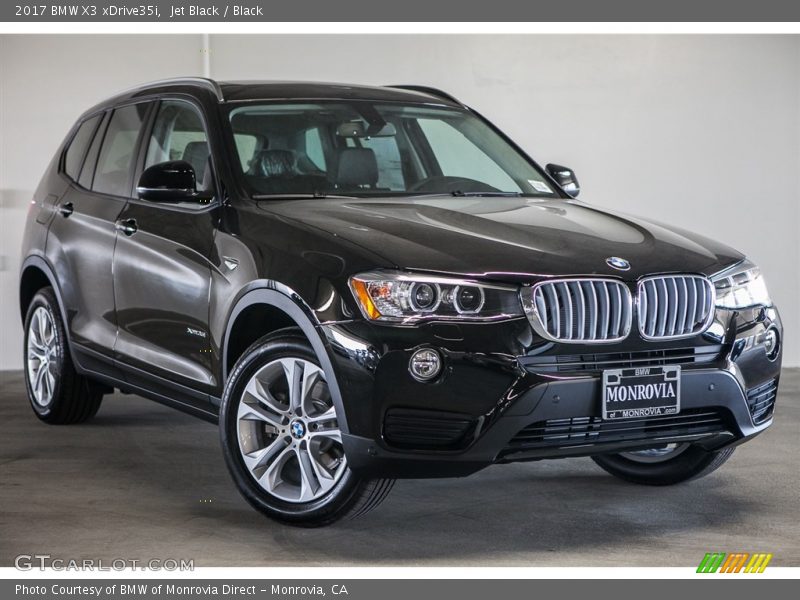 Jet Black / Black 2017 BMW X3 xDrive35i