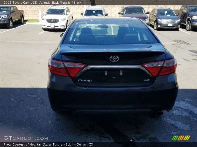 Attitude Black Metallic / Black 2015 Toyota Camry SE