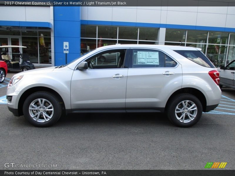 Silver Ice Metallic / Light Titanium/Jet Black 2017 Chevrolet Equinox LS