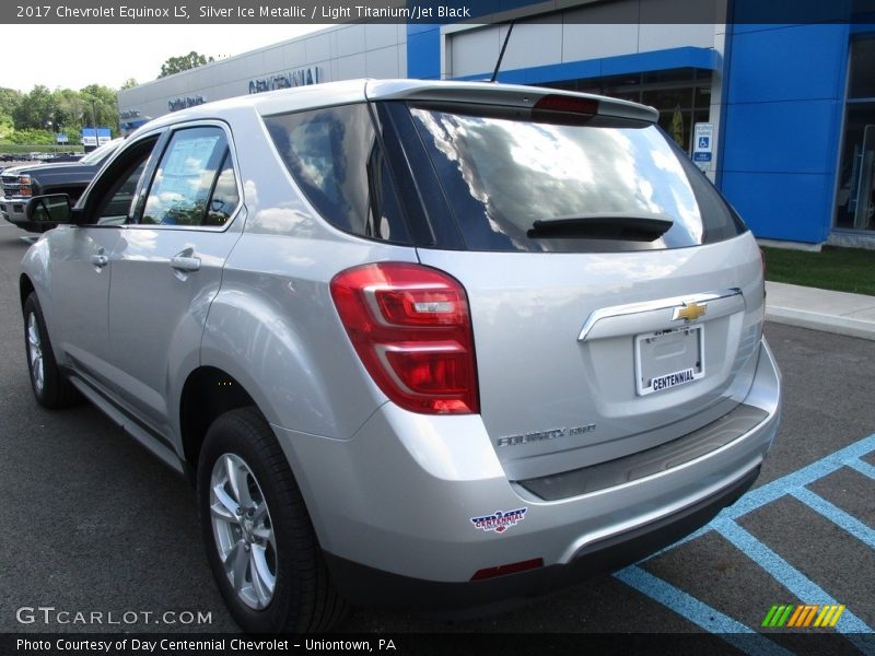 Silver Ice Metallic / Light Titanium/Jet Black 2017 Chevrolet Equinox LS