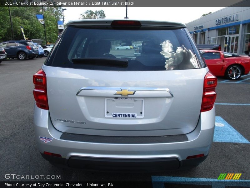 Silver Ice Metallic / Light Titanium/Jet Black 2017 Chevrolet Equinox LS