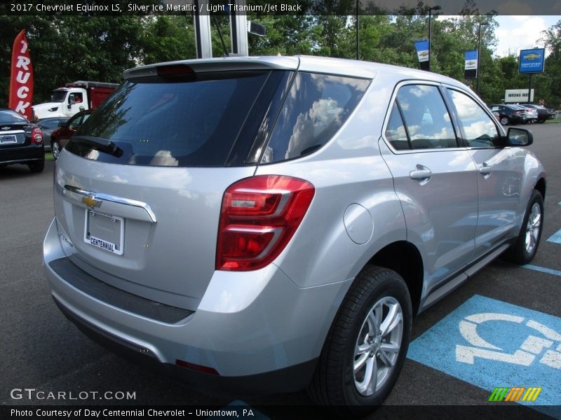 Silver Ice Metallic / Light Titanium/Jet Black 2017 Chevrolet Equinox LS