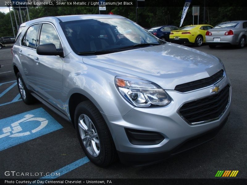 Silver Ice Metallic / Light Titanium/Jet Black 2017 Chevrolet Equinox LS