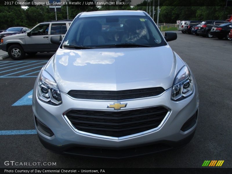 Silver Ice Metallic / Light Titanium/Jet Black 2017 Chevrolet Equinox LS