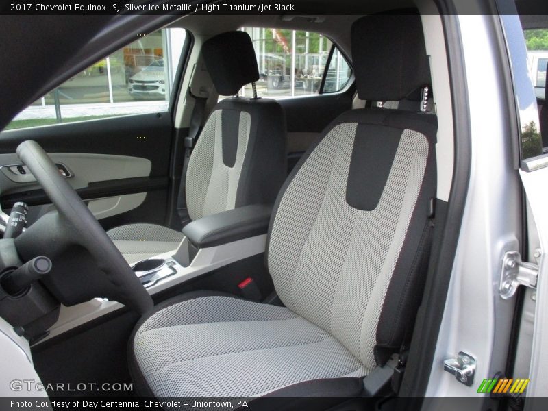 Silver Ice Metallic / Light Titanium/Jet Black 2017 Chevrolet Equinox LS