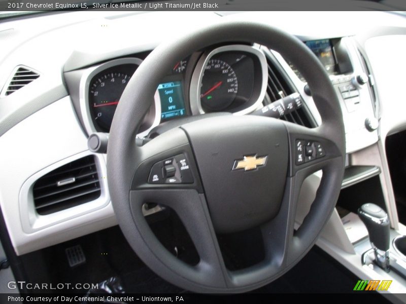 Silver Ice Metallic / Light Titanium/Jet Black 2017 Chevrolet Equinox LS