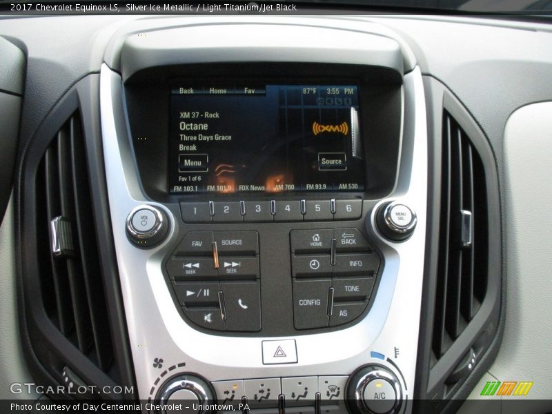 Silver Ice Metallic / Light Titanium/Jet Black 2017 Chevrolet Equinox LS