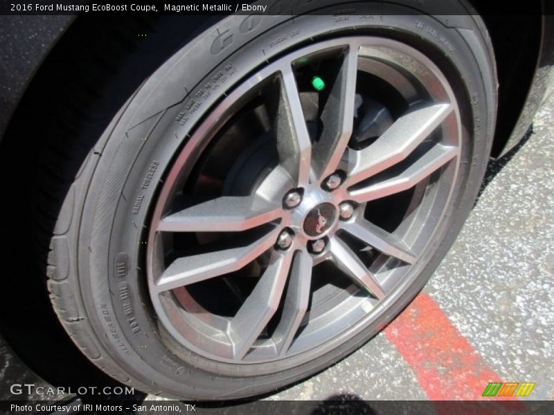 Magnetic Metallic / Ebony 2016 Ford Mustang EcoBoost Coupe