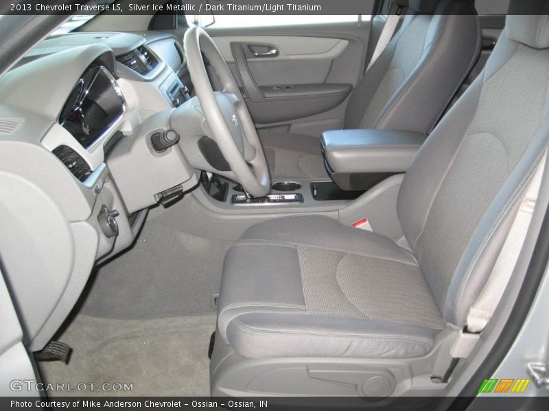 Silver Ice Metallic / Dark Titanium/Light Titanium 2013 Chevrolet Traverse LS