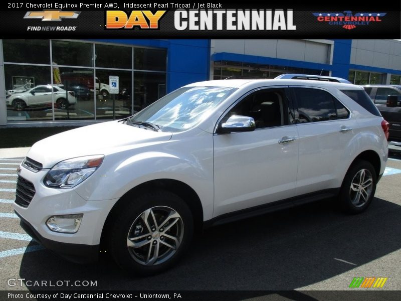 Iridescent Pearl Tricoat / Jet Black 2017 Chevrolet Equinox Premier AWD