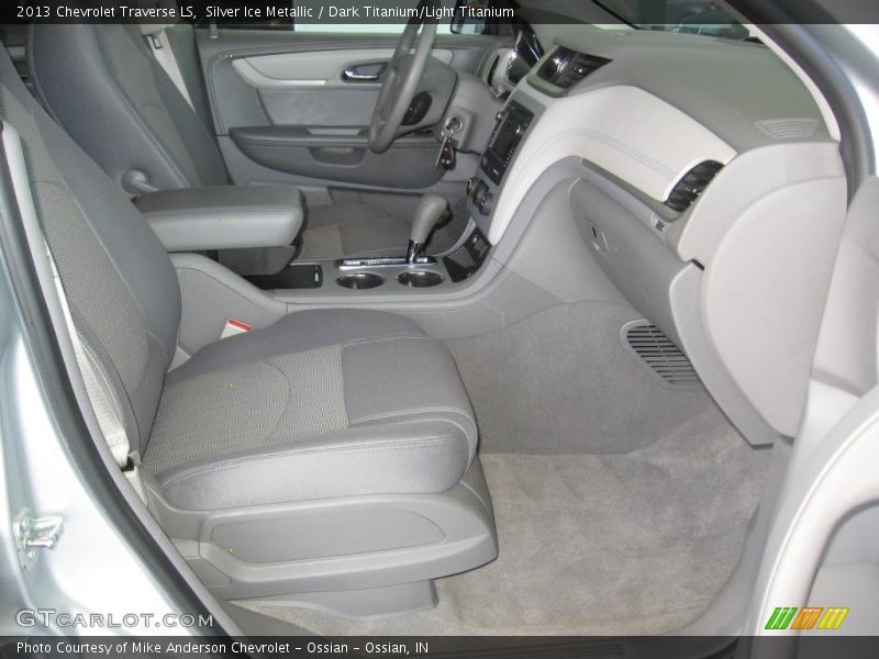 Silver Ice Metallic / Dark Titanium/Light Titanium 2013 Chevrolet Traverse LS