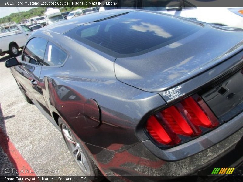 Magnetic Metallic / Ebony 2016 Ford Mustang EcoBoost Coupe