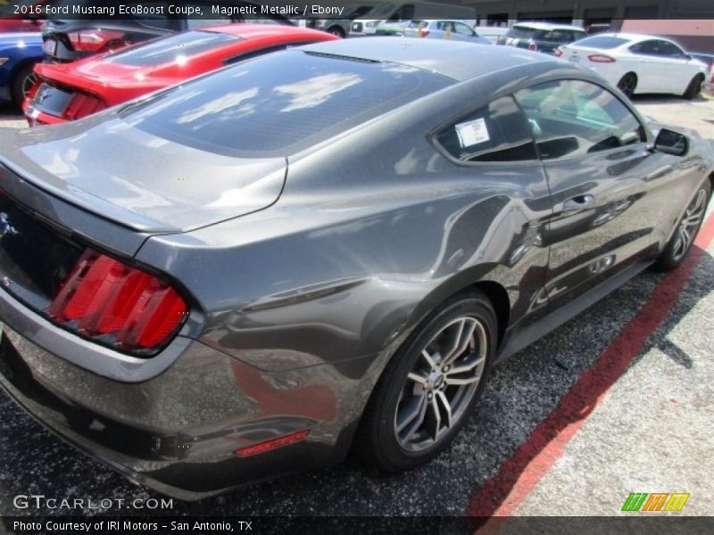 Magnetic Metallic / Ebony 2016 Ford Mustang EcoBoost Coupe