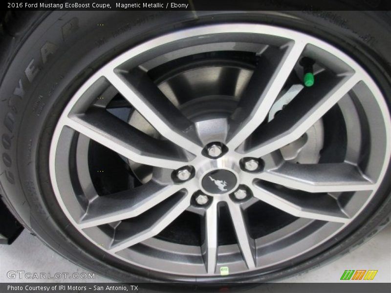 Magnetic Metallic / Ebony 2016 Ford Mustang EcoBoost Coupe