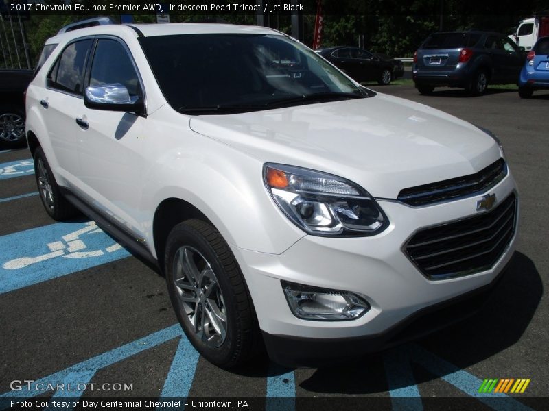 Iridescent Pearl Tricoat / Jet Black 2017 Chevrolet Equinox Premier AWD