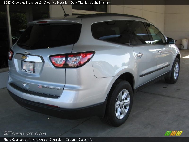 Silver Ice Metallic / Dark Titanium/Light Titanium 2013 Chevrolet Traverse LS