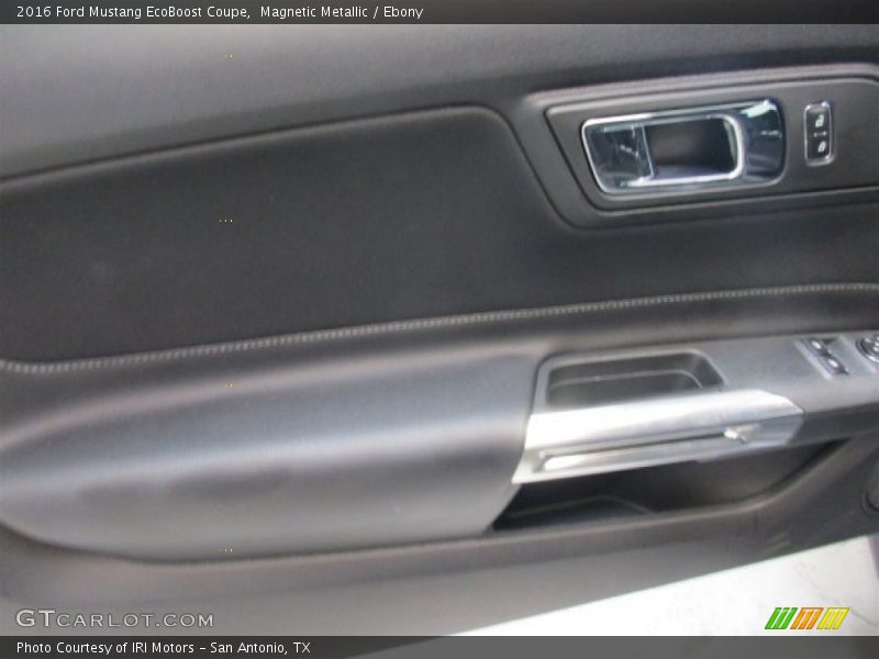 Magnetic Metallic / Ebony 2016 Ford Mustang EcoBoost Coupe