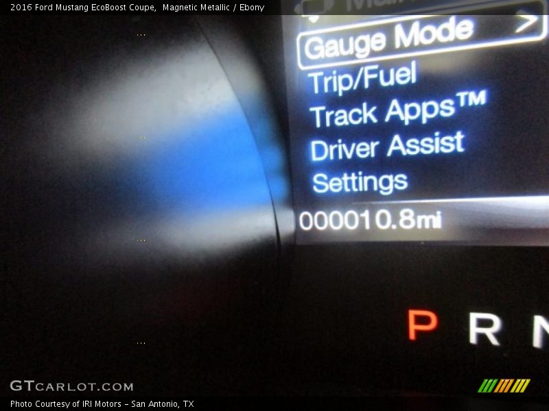 Magnetic Metallic / Ebony 2016 Ford Mustang EcoBoost Coupe