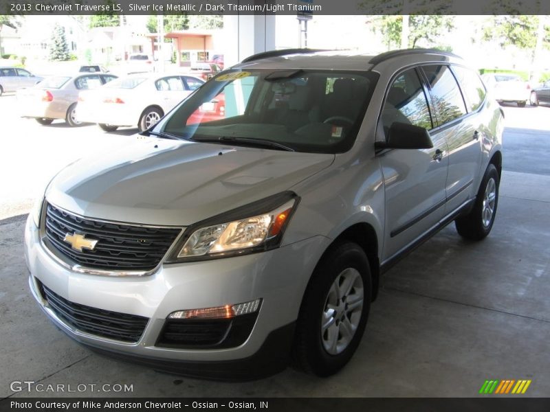 Silver Ice Metallic / Dark Titanium/Light Titanium 2013 Chevrolet Traverse LS