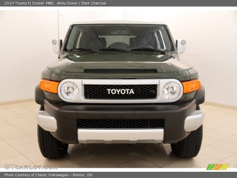 Army Green / Dark Charcoal 2014 Toyota FJ Cruiser 4WD