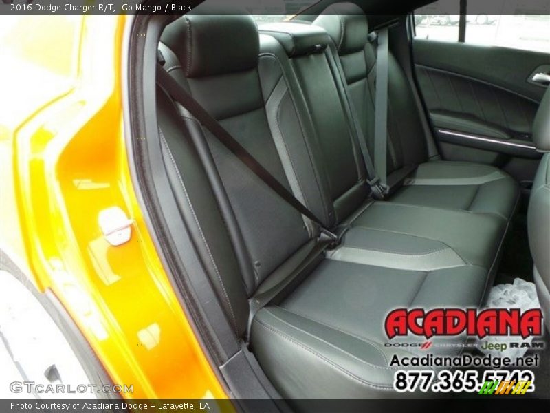 Go Mango / Black 2016 Dodge Charger R/T