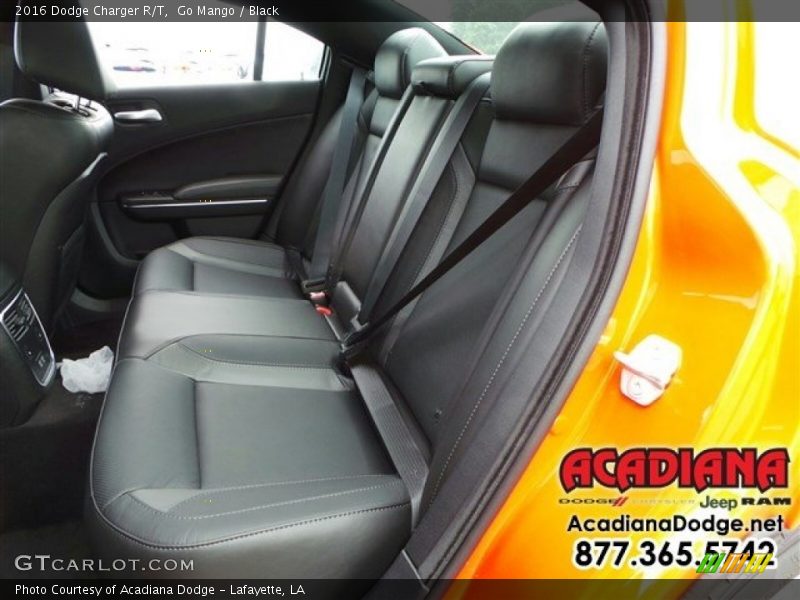 Go Mango / Black 2016 Dodge Charger R/T