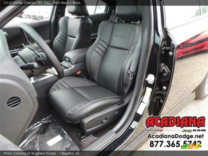 Pitch Black / Black 2016 Dodge Charger SRT 392
