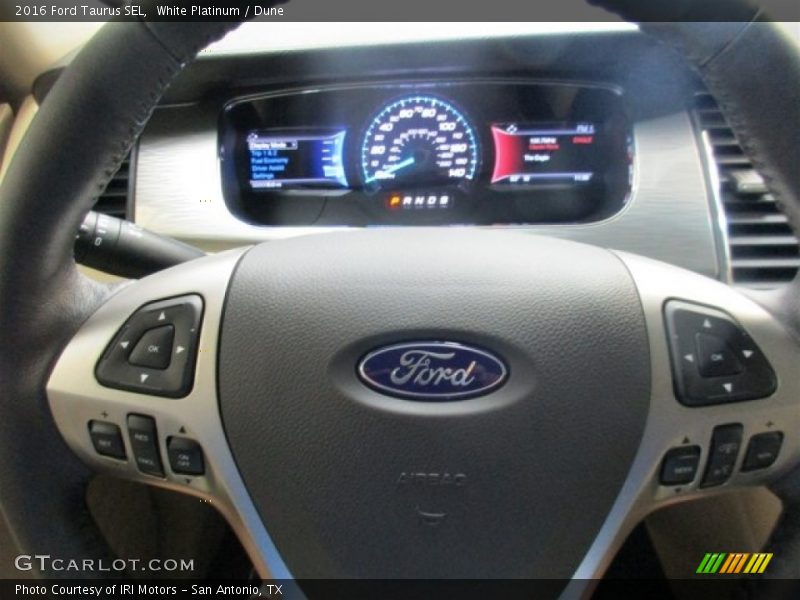 White Platinum / Dune 2016 Ford Taurus SEL
