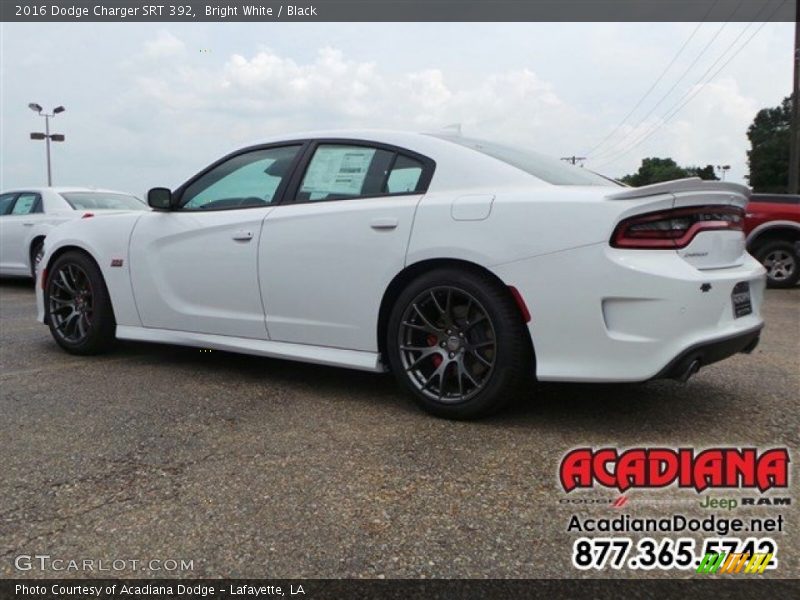 Bright White / Black 2016 Dodge Charger SRT 392