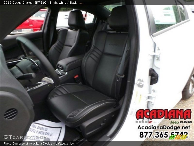 Bright White / Black 2016 Dodge Charger SRT 392