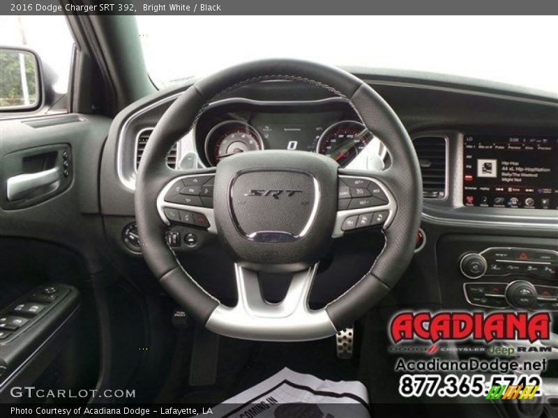 Bright White / Black 2016 Dodge Charger SRT 392