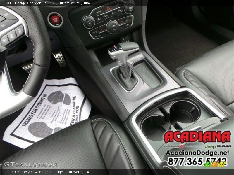 Bright White / Black 2016 Dodge Charger SRT 392