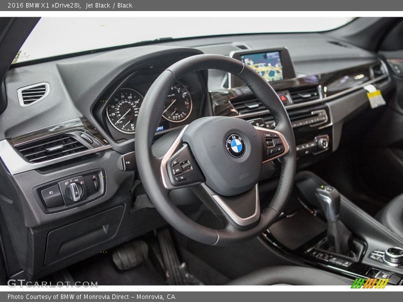 Jet Black / Black 2016 BMW X1 xDrive28i